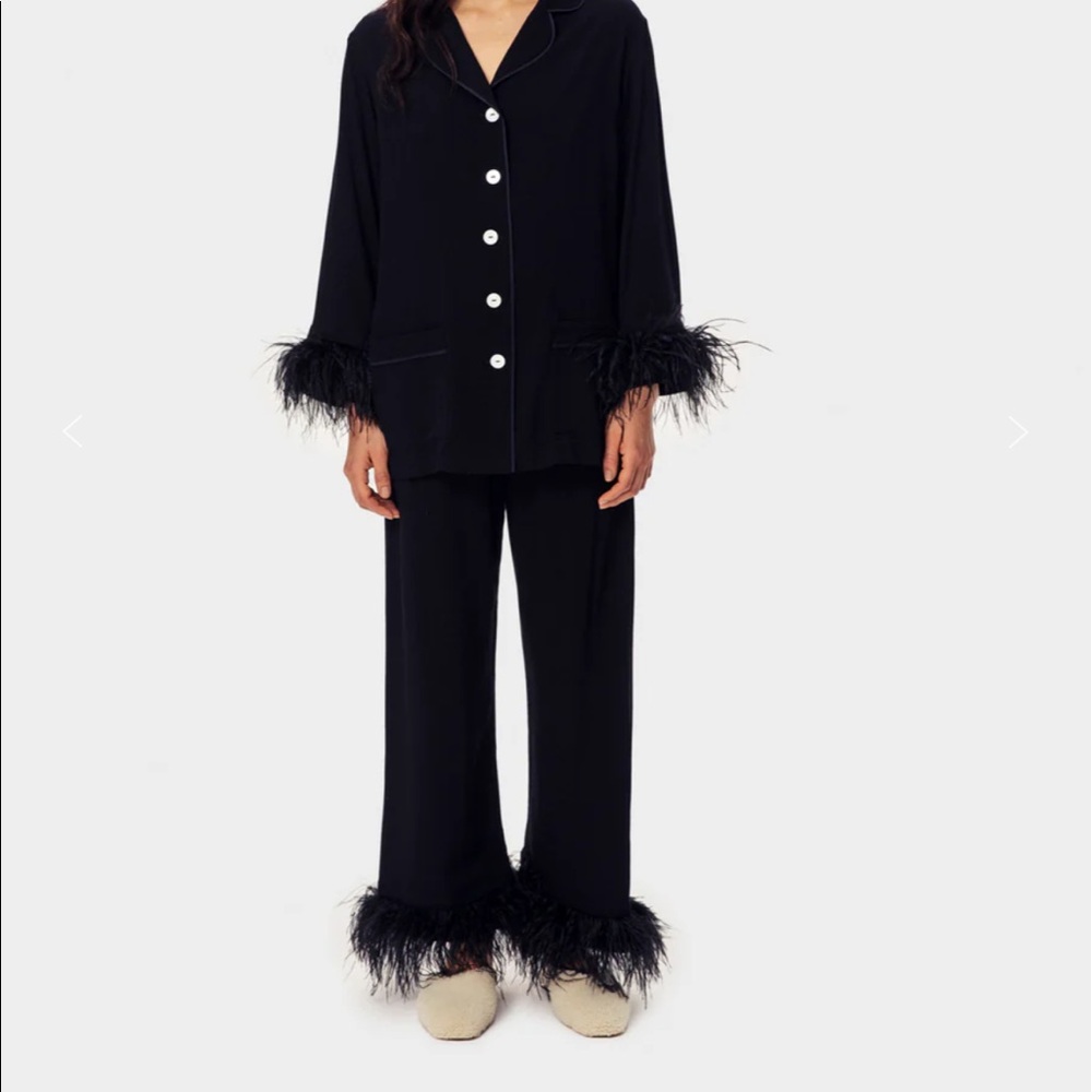 Sleeper Pajama Pants with detachable feathers